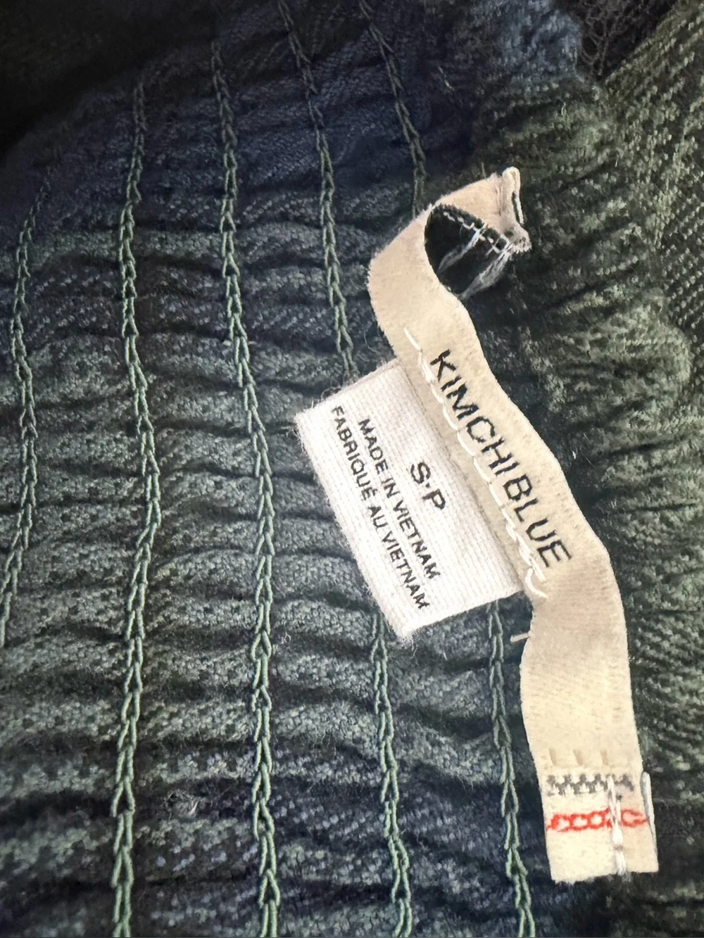 Kimchi Blue UO Plaid Lace Corset Cami Top Green Blue Black Size S